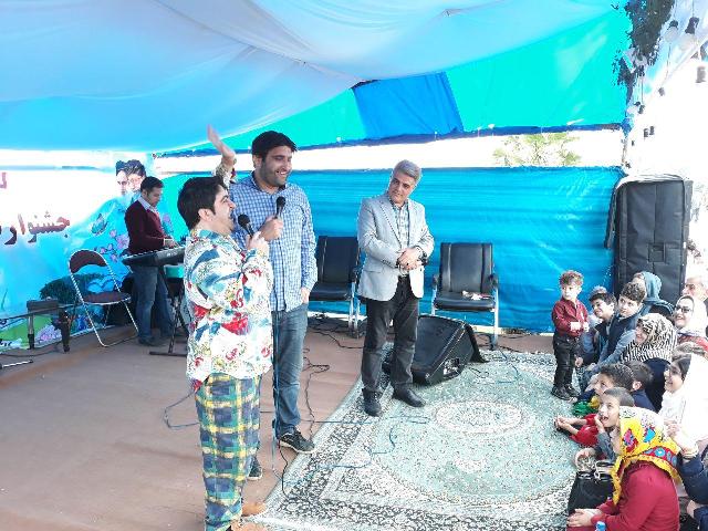 هشتمین روز جشنواره نوروزی شهرداری لاهیجان در ضلع شمالی استخر